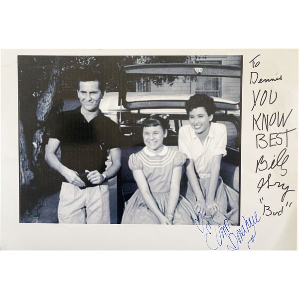 Father Knows Best Billy Gray and Elinor Donahue signed photo