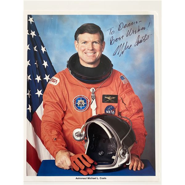 Astronaut Mike Coats signed photo