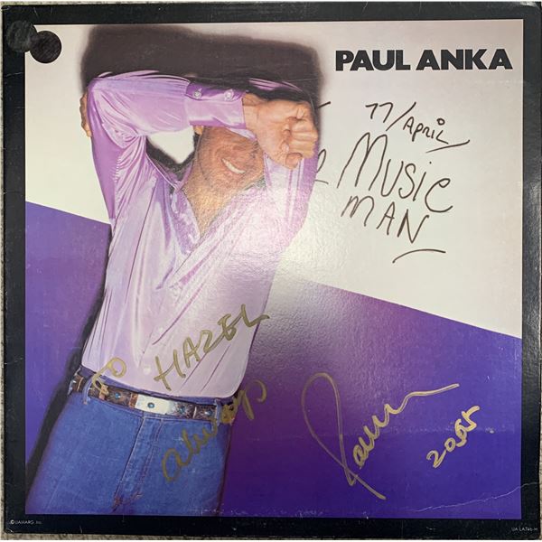 Paul Anka signed self titled album