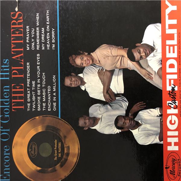The Platters ?signed Encore Of Golden Hits album cover