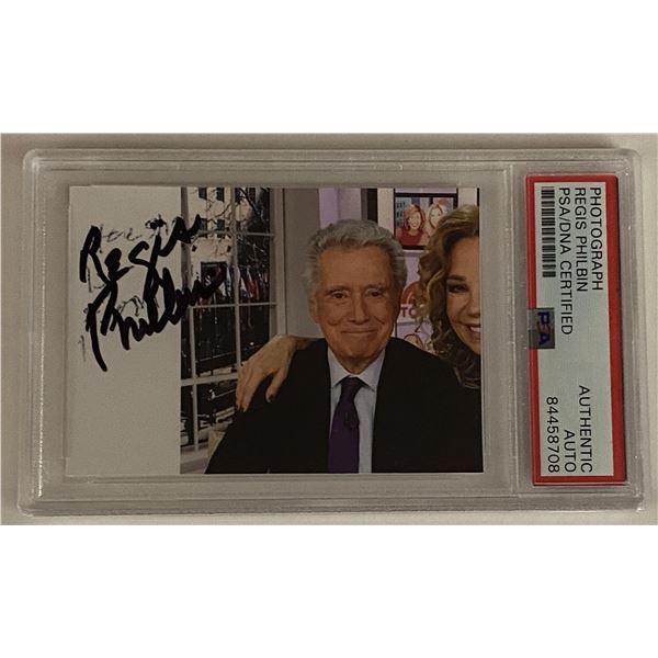 Regis Philbin signed photo-PSA