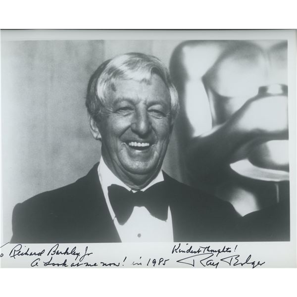 Wizard of Oz Scarecrow Ray Bolger signed photo