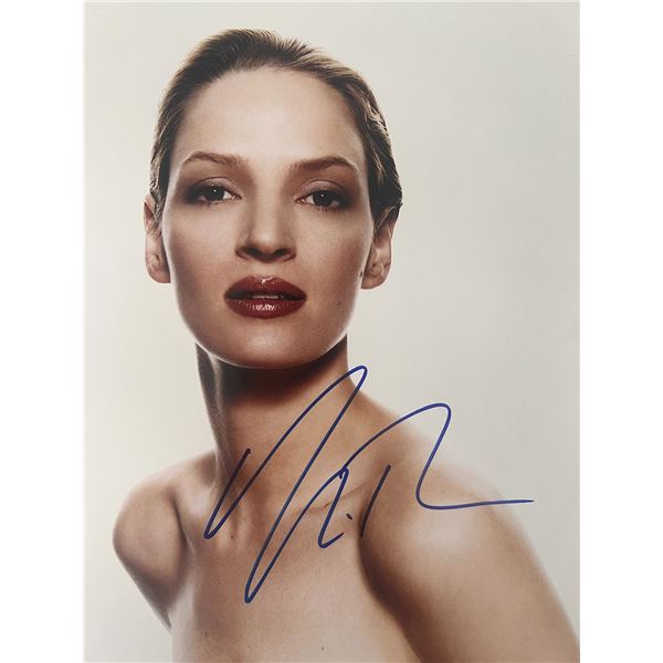 Actress Uma Thurman signed photo