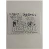 Image 1 : Blondie comic strip Dennis Lebrun signed card.