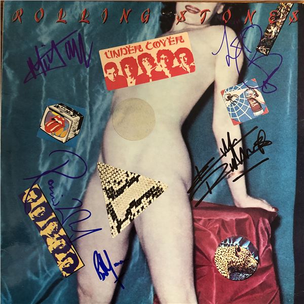 Rolling Stones Under Cover signed album