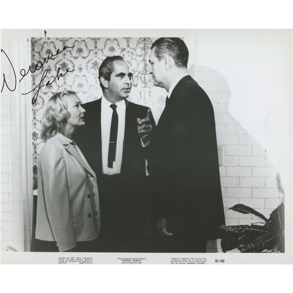 Flesh Feast Veronica Lake signed movie photo