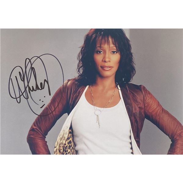 Whitney Houston signed photo