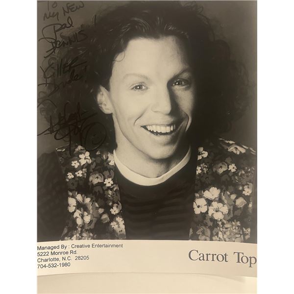 Carrot Top signed photo