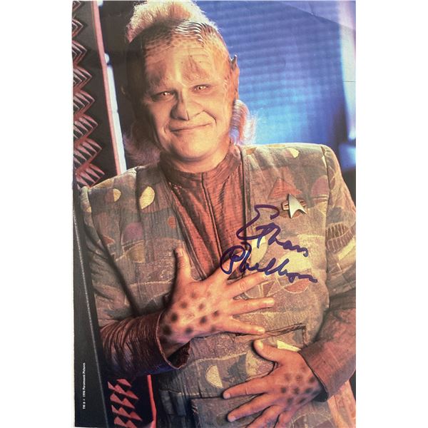 Star Trek: Voyager Ethan Phillips signed photo
