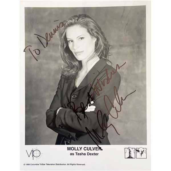 V.I.P. Molly Culver signed photo
