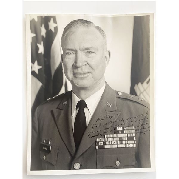 Major General WW2 Military signed photo.