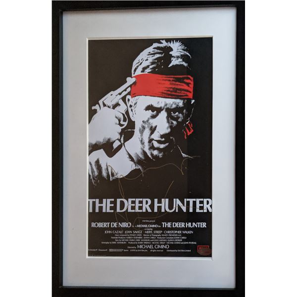 The Deer Hunter Robert De Niro signed mini poster