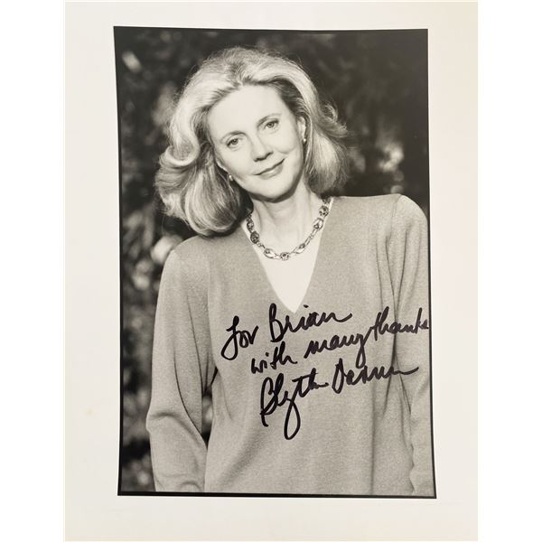Blythe Danner signed photo