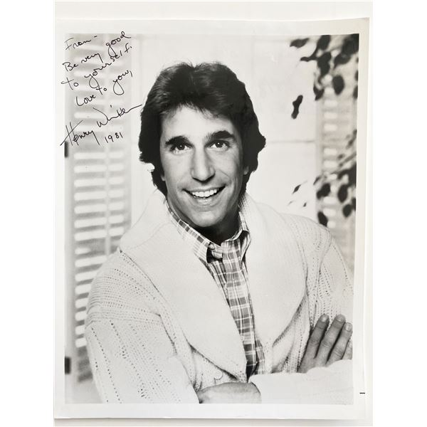 Henry Winkler signed photo