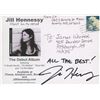 Image 1 : Crossing Jordan Jill Hennessy signed promo postcard