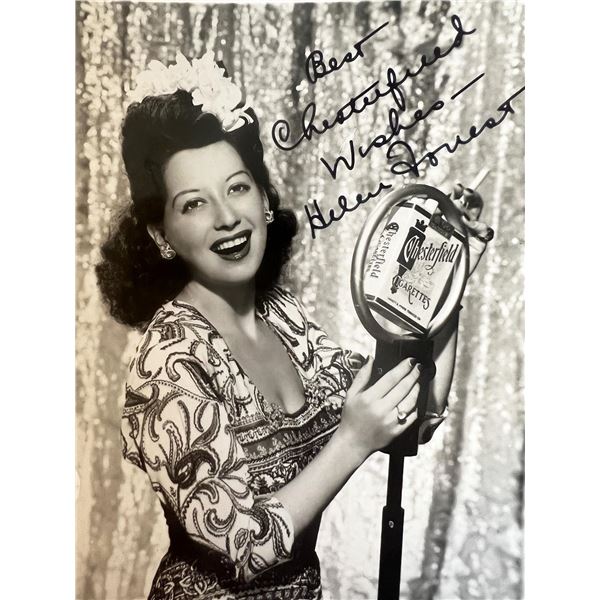 Helen Forrest signed photo