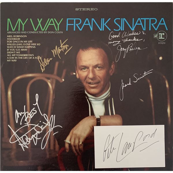 The Rat Pack My Way signed album