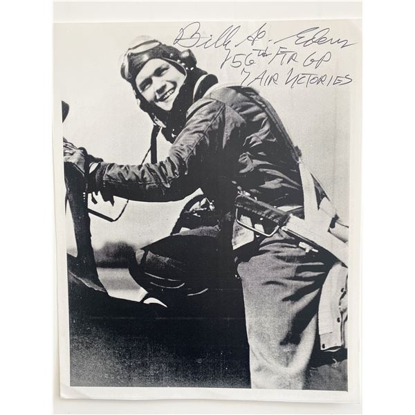WW2 Military signed photo.