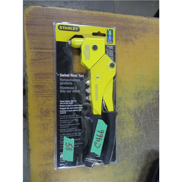 STANLEY SWIVEL RIVET TOOL IN ORIGINAL PACKAGE