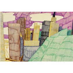 Wesley Willis Chicago Skyline 