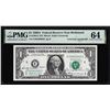 Image 1 : 1969A $1 Federal Reserve Note PMG Choice Uncirculated 64 Dual Courtesy Autograph