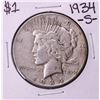 Image 1 : 1934-S $1 Peace Silver Dollar Coin