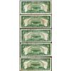 Image 2 : Lot of (5) 1928 $5 Legal Tender Notes