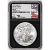 Image 1 : 2021 Type 1 $1 American Silver Eagle Coin NGC MS70 Mercanti Signature FDOI