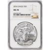 Image 1 : 2016 $1 American Silver Eagle Coin NGC MS70