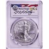 Image 1 : 2021-(P) Ty.1 $1 American Silver Eagle Coin PCGS MS69 Reagan Signature First Day Issue