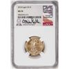 Image 1 : 2018 $10 American Gold Eagle Coin NGC MS70 Mike Castle Signature