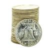 Image 2 : Roll of (20) Brilliant Uncirculated 1960-D Franklin Half Dollar Coins
