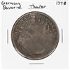 Image 1 : 1778 Germany Bavaria Thaler Silver Coin