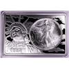 Image 1 : 1994 $1 American Silver Eagle Coin & 2oz Silver Bar Set