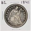 Image 1 : 1841 $1 Trade Silver Dollar Coin