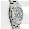Image 9 : Rolex Midsize Stainless Steel Blue Star Diamond Datejust Watch