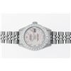 Image 7 : Rolex Ladies Stainless Steel Pink Diamond Datejust Wristwatch