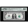 Image 1 : 1969A $1 Federal Reserve Note PMG Choice Uncirculated 64 Dual Courtesy Autograph