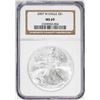 Image 1 : 2007-W $1 Burnished American Silver Eagle Coin NGC MS69