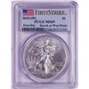 Image 1 : 2015-(W) $1 American Silver Eagle Coin PCGS MS69 First Strike West Point Mint