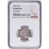 Image 1 : 1875 Twenty Cent Piece Coin NGC AU Details