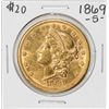 Image 1 : 1869-S Type 2 $20 Liberty Head Double Eagle Gold Coin