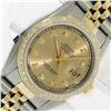 Image 1 : Rolex Men's Two Tone Champagne Diamond Datejust Wristwatch