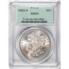 Image 1 : 1883-O $1 Morgan Silver Dollar Coin PCGS MS64 Old Green Holder
