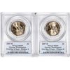 Image 2 : Lot of (2) 2007-P George Washington Presidential Dollar Coins PCGS MS65