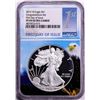 Image 1 : 2019-W $1 Proof American Silver Eagle Coin NGC PF69 Ultra Cameo Congratulations Set FDOI