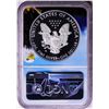 Image 2 : 2019-W $1 Proof American Silver Eagle Coin NGC PF69 Ultra Cameo Congratulations Set FDOI