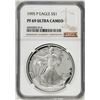 Image 1 : 1995-P $1 Proof American Silver Eagle Coin NGC PF69 Ultra Cameo