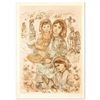 Image 1 : Hibel (1917-2014) "Family In The Field" Limited Edition Lithograph On Rice Paper