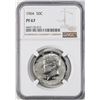 Image 1 : 1964 Proof Kennedy Half Dollar Coin NGC PF68